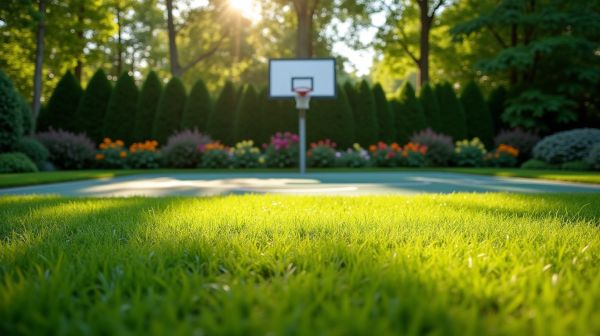 Transformez votre jardin en terrain de basket professionnel